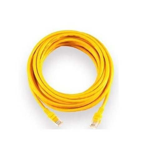 Cáp mạng UTP Cat 6E 25m 2 đầu bấm sẵn hạt mạng- vàng trơn