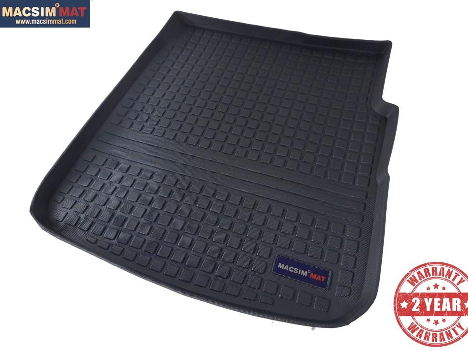 Thảm lót cốp Audi A7 2011-2018 nhãn hiệu Macsim chất liệu TPV cao cấp màu đen