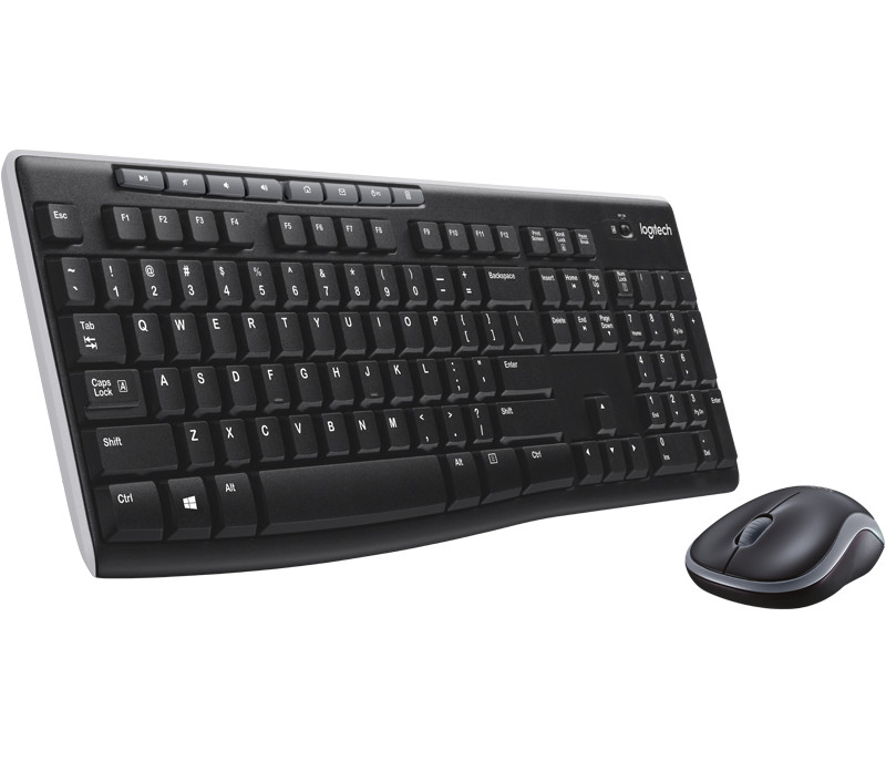 Combo Bàn phím và Chuột Không dây Logitech MK270 - Hàng Chính Hãng