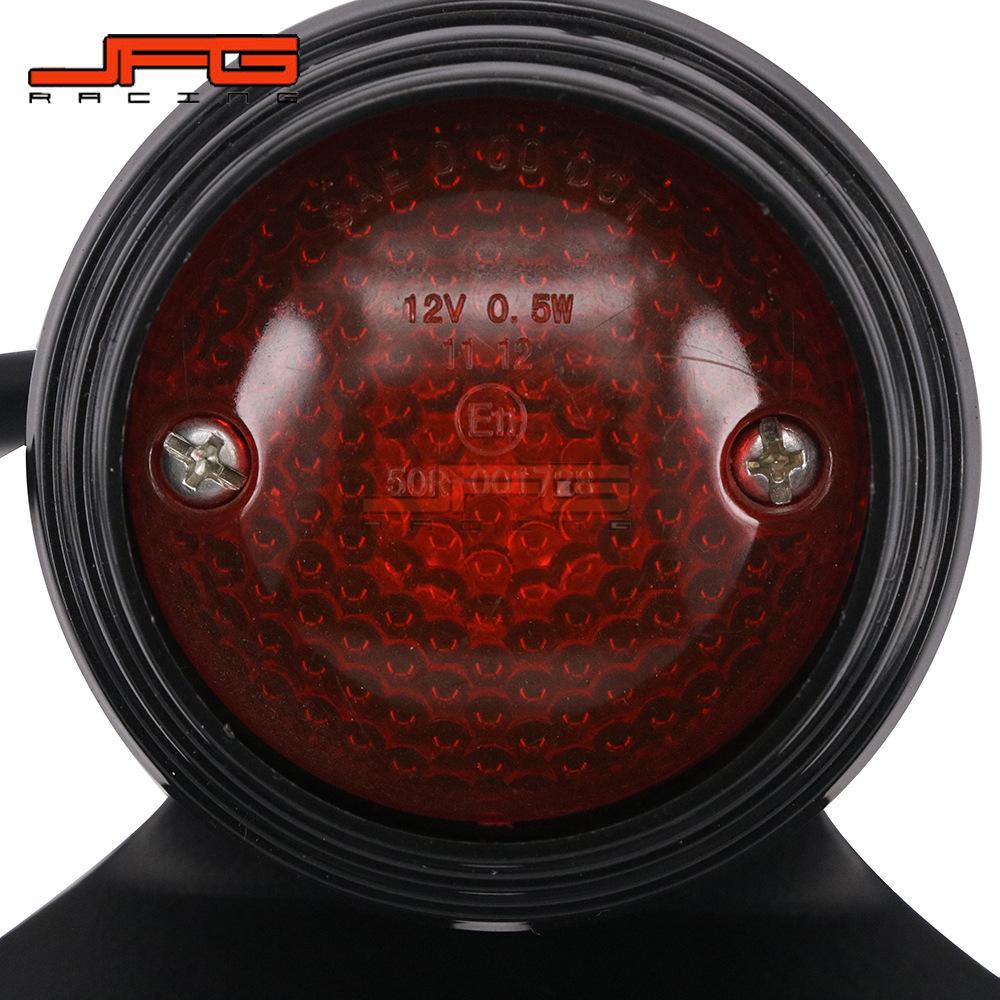 Đảm Bảo Chất Lượng Đèn LED Dây Tóc Xe Máy Hình Tròn Retro Đèn Hậu Sau Xe Máy Điện Đèn Phanh Đèn Lái Đèn LED Hình Tròn
