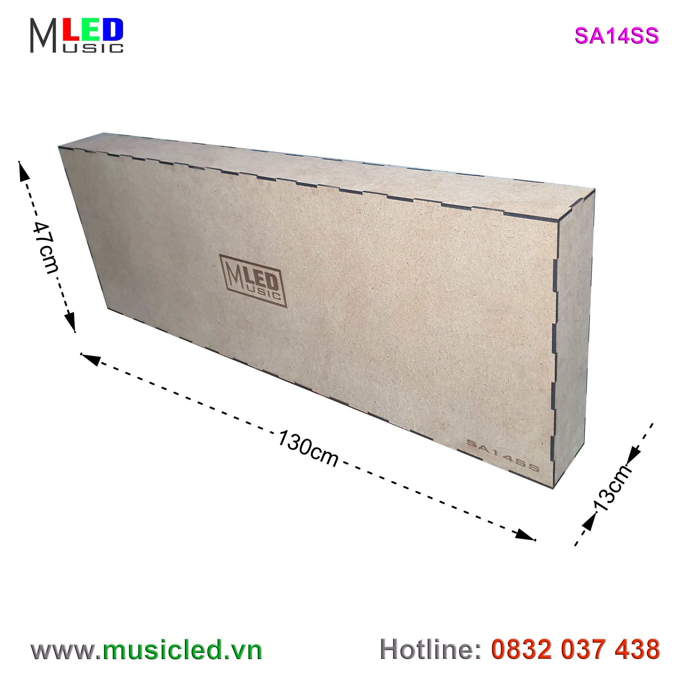 Dàn đèn Music LED nháy theo tần số nhạc 14 cột để bàn