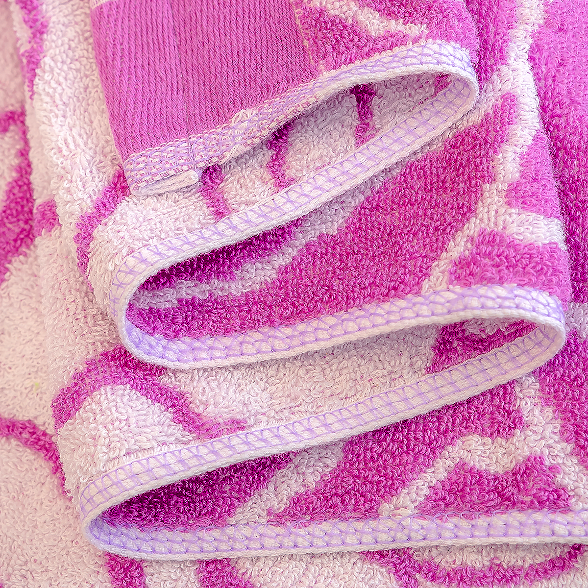 Khăn Lau Đầu Cotton Tự Nhiên 100% Niva HP1 Mềm Mịn Thấm Nước An Toàn Cho Da, Hoa Văn Kích Thước 340x760 mm
