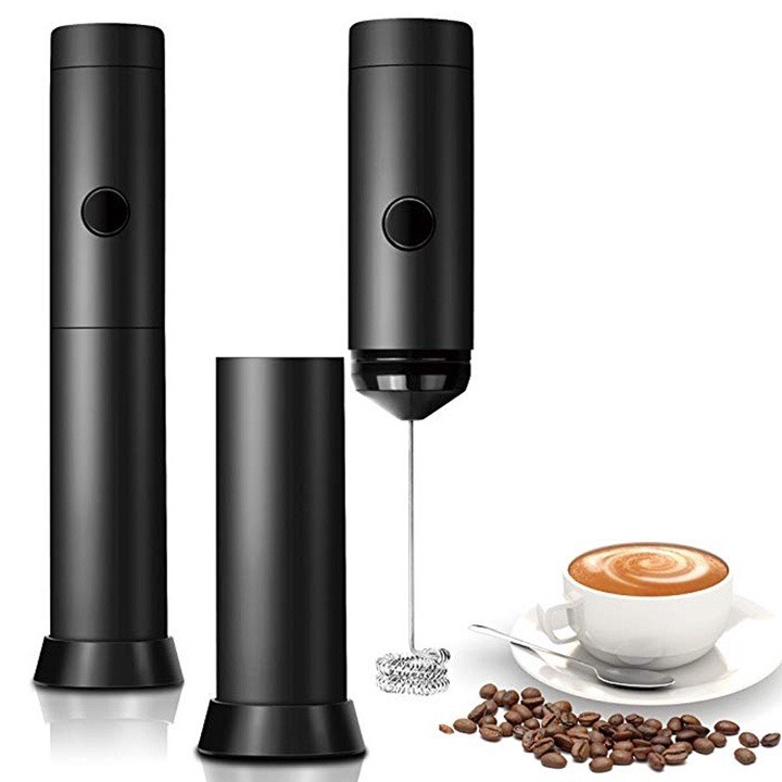 Máy đánh sữa tạo bọt cafe AHAHOME có giá đỡ bằng thép không gỉ đa năng dễ sử dụng MDS01 Chính Hãng
