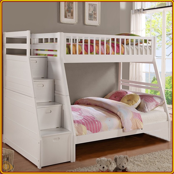 Giường 2 Tầng Belle Espirit Gỗ Tự Nhiên Cao Cấp - Vàng Gỗ