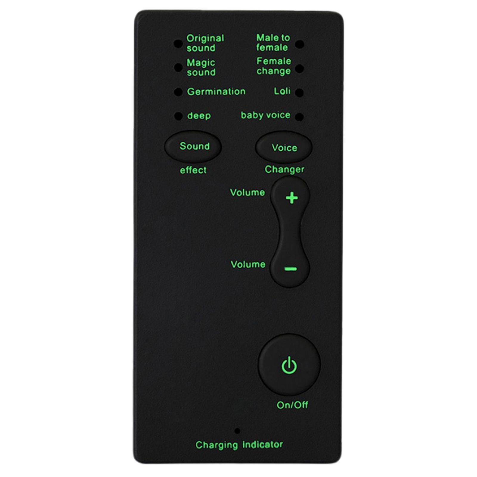 Voice Changer Portable Sound Effects Machine Universal Disguise Microphone Mini Sound Changer for PC Computer Mobile Phone for iPad Kids