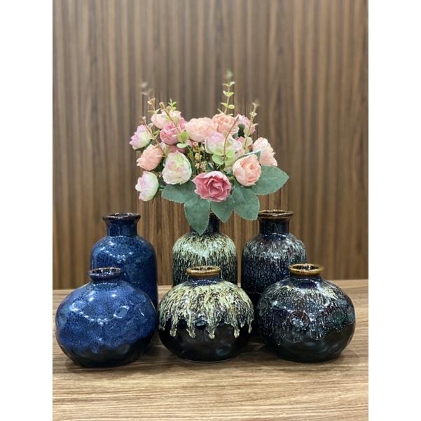 Lọ sứ men hoà biến mini,tỏi mini cực đẹp