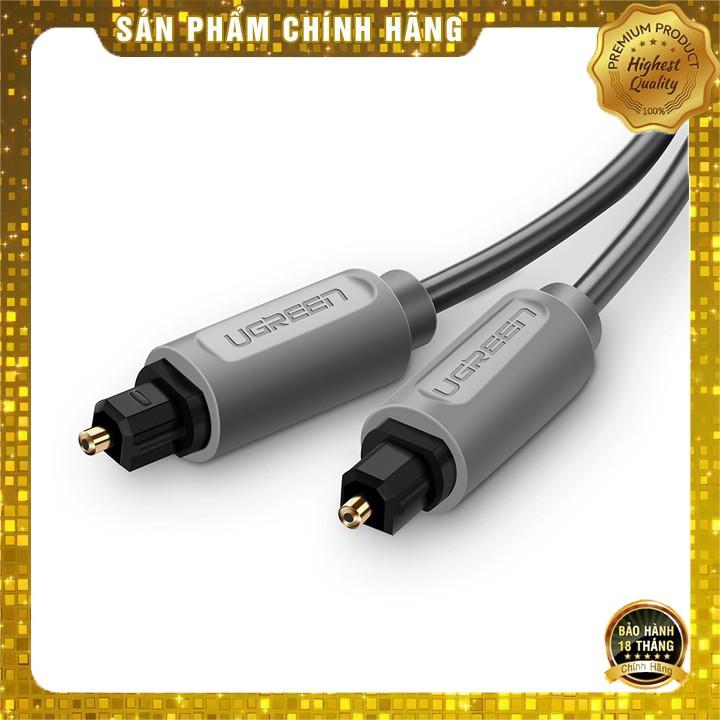 Cáp Audio quang Toslink, Optical Ugreen 10768 dài 1m cao cấp - Hàng Chính Hãng