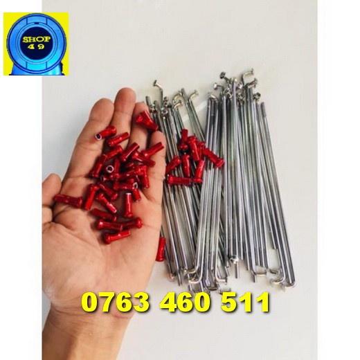 Căm mạ chân đỏ 1 cặp sirius trước đĩa sau đùm