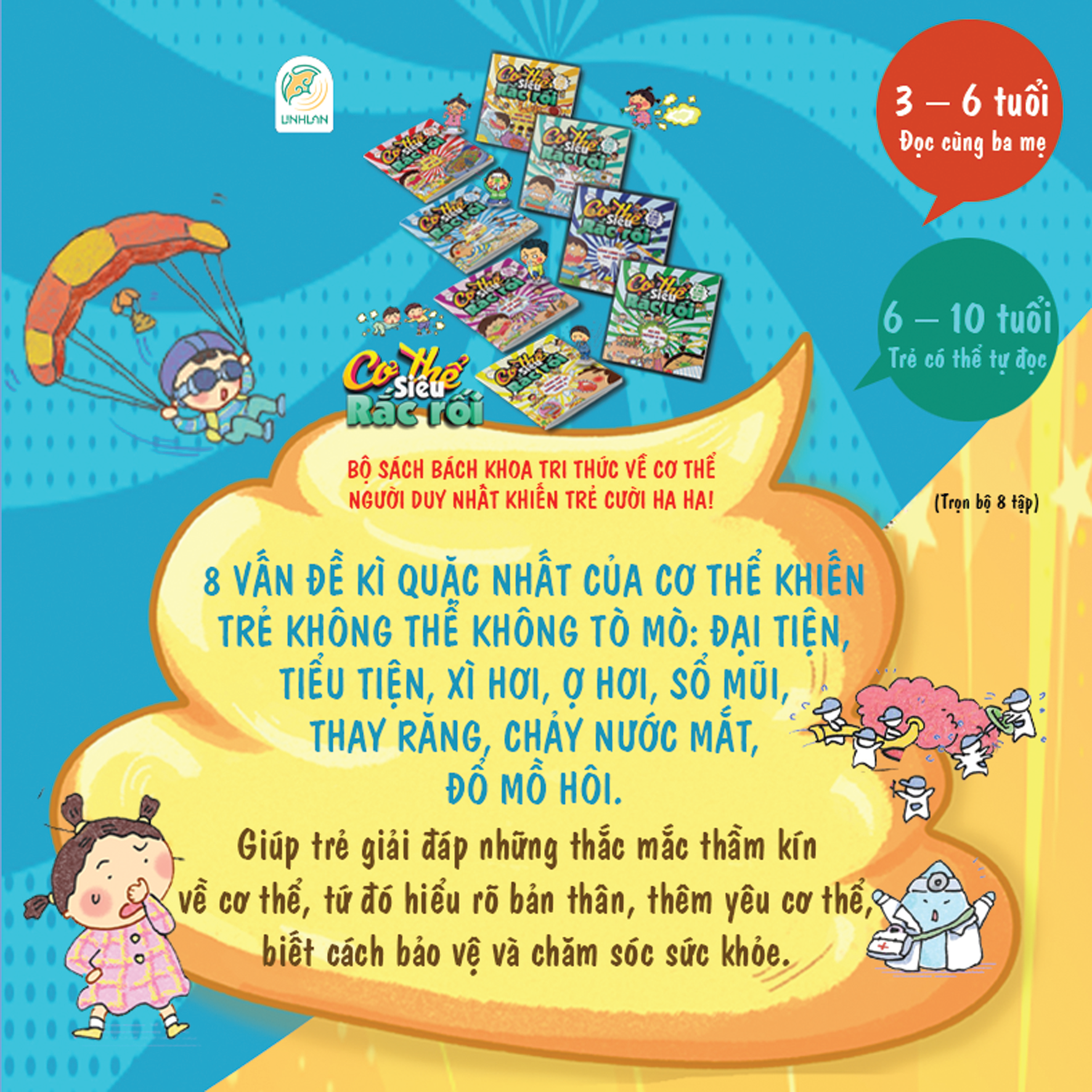 Combo 1 - Cơ thể siêu rắc rối 8T