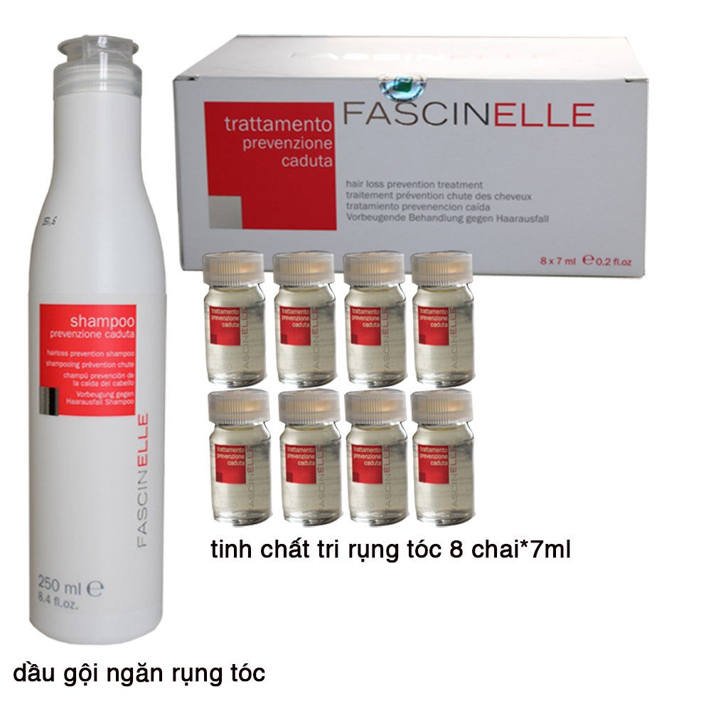 Tinh chất ngăn ngừa rụng tóc FASCINELLE HAIR LOSS PREVENTION TREATMENT ( 8 chai *7ml) -DMC011