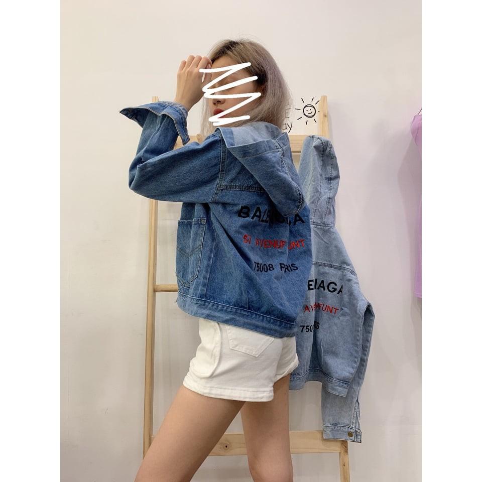 ÁO KHOÁC JEAN NÓN KIỂU CAO CẤP SHOP PHƯƠNG CHÂU