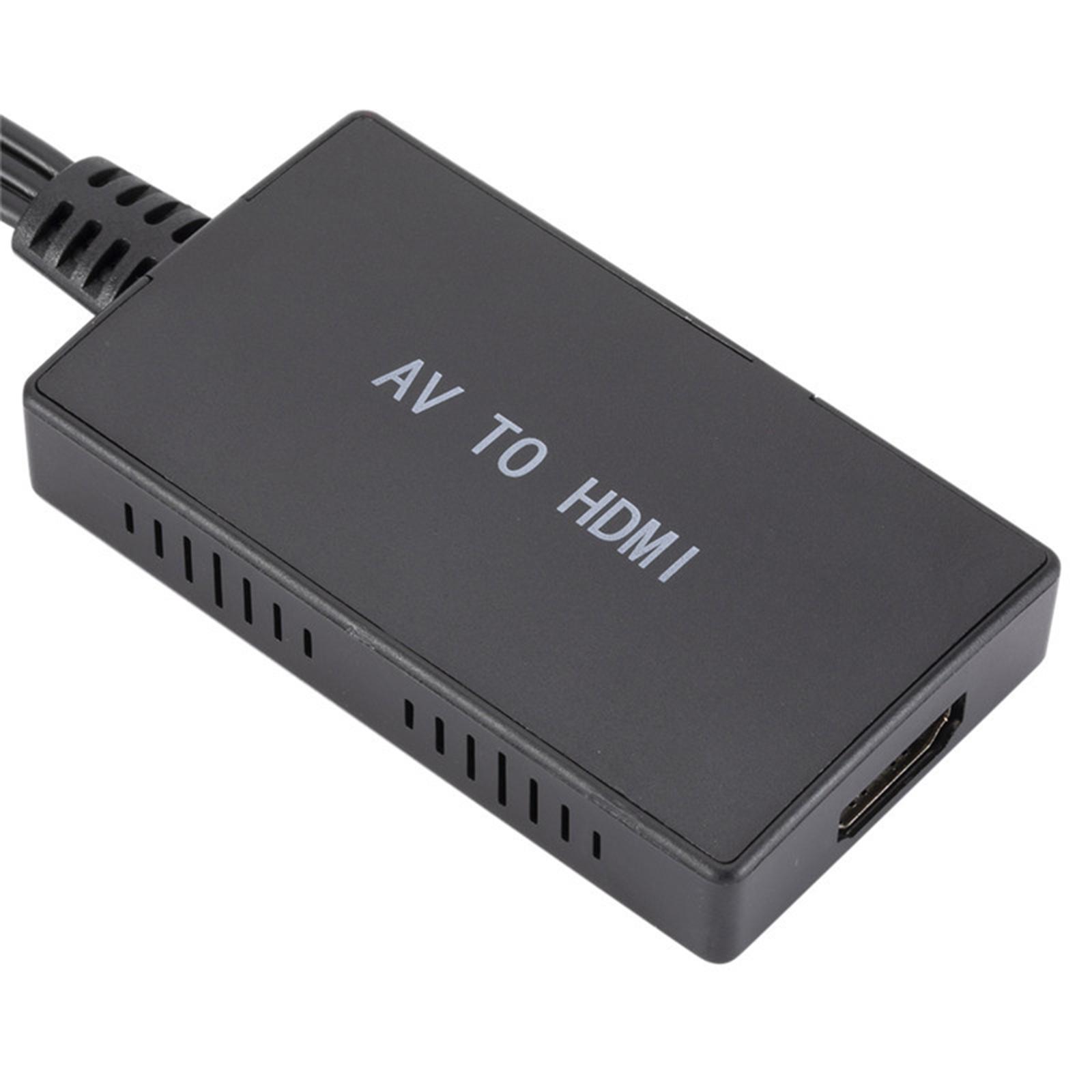 RCA to HDMI Converter Converts Analog Composite to HDMI Adapter 1080p