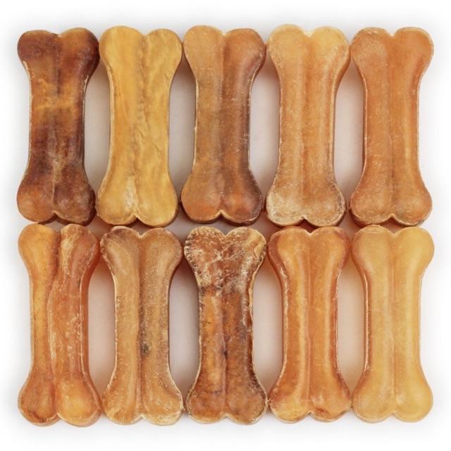 Xương da bò cho chó gặm sạch răng. Giúp răng chắc khoẻ. 5cm