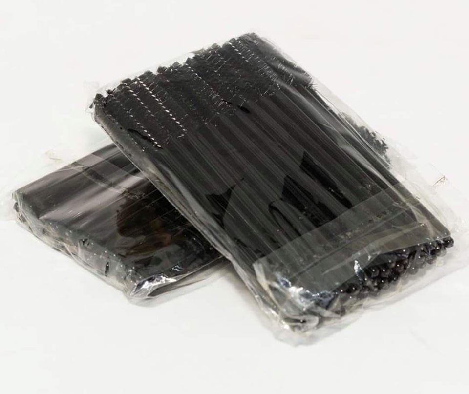 Combo 10 cọ mascara chải mi, chuốt lông mày