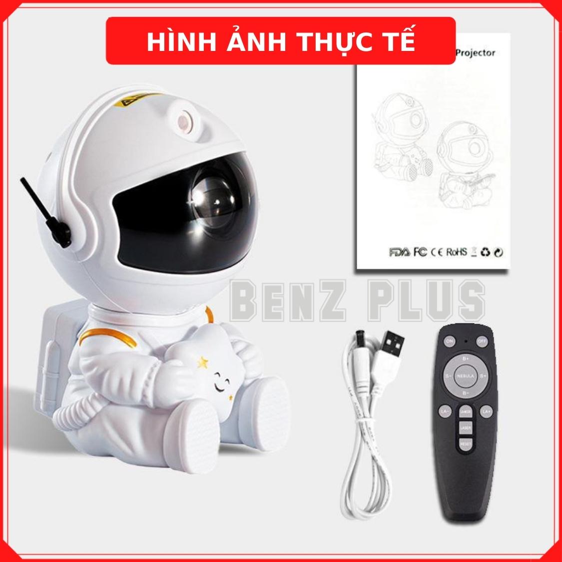 Đèn phi hành gia ngồi BENZ phiên bản 2023 chiếu sao tinh vân trang trí phòng ngủ, bàn làm việc