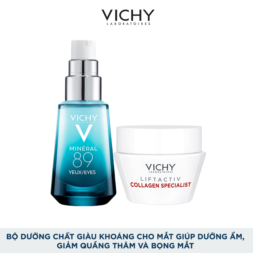 Bộ Dưỡng Chất Giàu Khoáng Cho Mắt Vichy Mineral 89 Eye