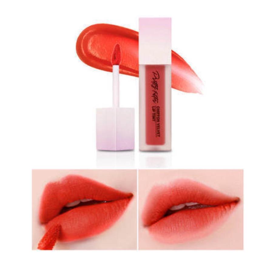 SON KEM LÌ TOUCH IN SOL PRETTY FILTER CHIFFON VELVET LIP TINT MÀU 08