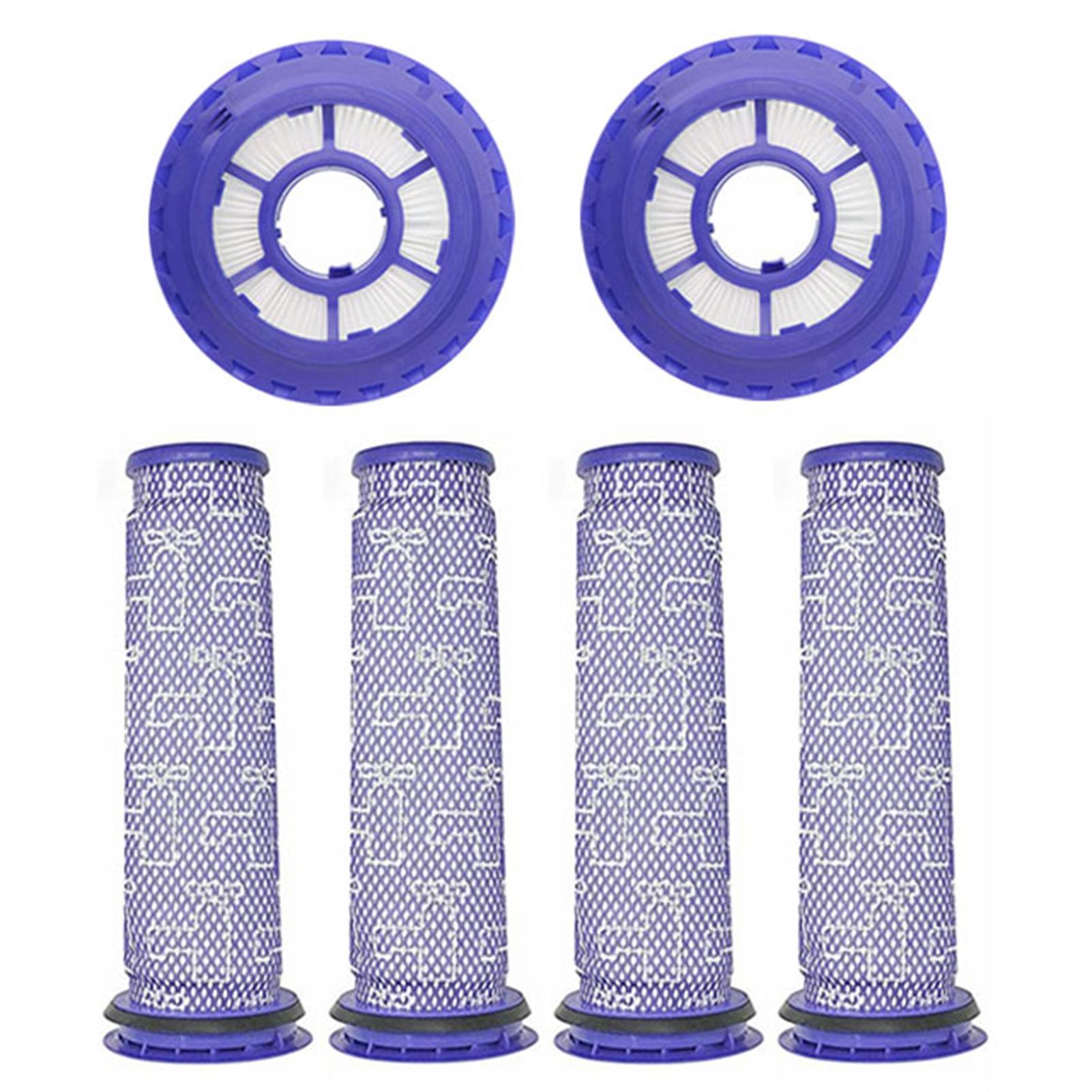 Set 2 bộ lõi lọc trước và sau HEPA + 4 cho máy hút bụi media DC41