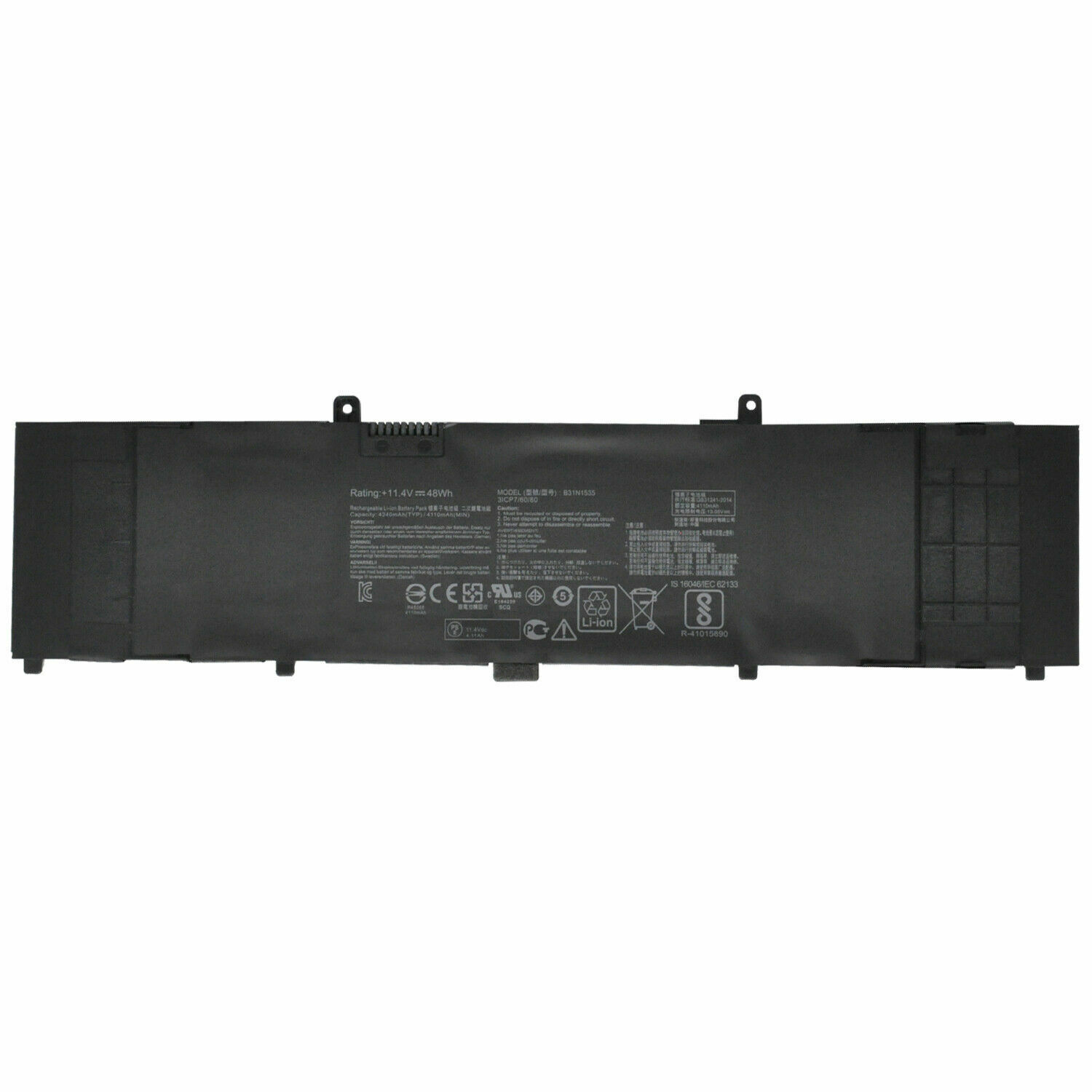 Pin Dùng Cho Laptop Asus ZenBook UX410U UX410UA UX410UQ B31N1535 Battery Original 48Wh