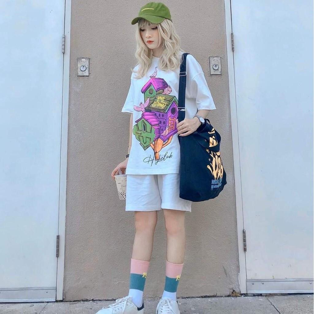 Áo thun nữ King168 , áo phông nữ form rộng cao cấp VE83.