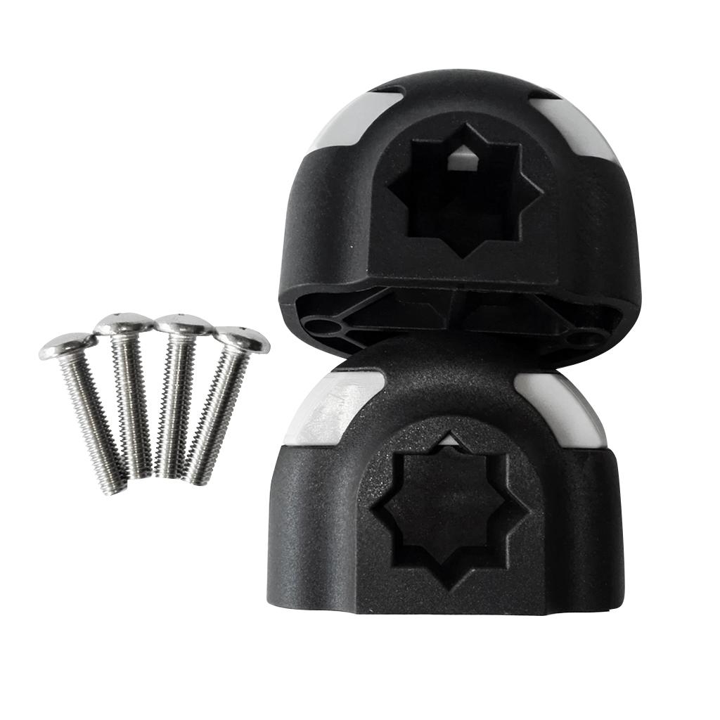 2x Semicircular Mount Base Tackle Tool for Kayak Boat Sea Fishing Rod Holder