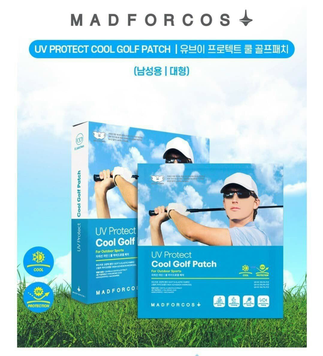 Mặt nạ golf nam Collagen chống nắng dưỡng da mặt khi lên sân