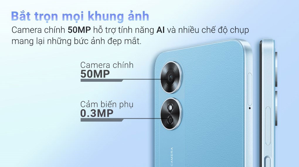 Điện Thoại OPPO A17 (4GB/64GB) - Hàng Chính Hãng