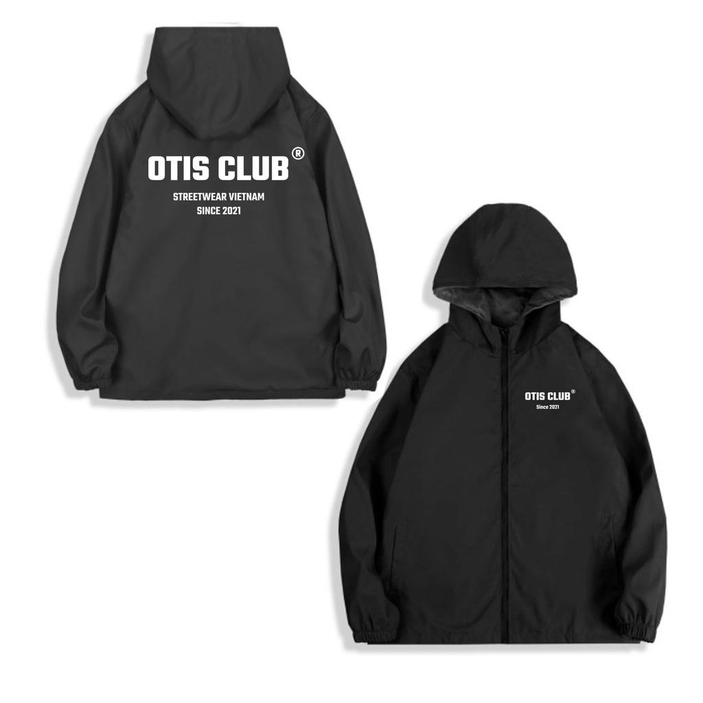 Áo khoác dù 2 lớp dây kéo zip Local Brand OTIS CLUB - ZIP BASIC JACKET