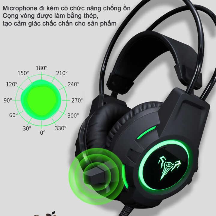 Tai Nghe Gaming F2 Đèn Led RGB Có Mic- Tai Nghe Chuyên Game Thủ Pubg , Ros, Liên Minh