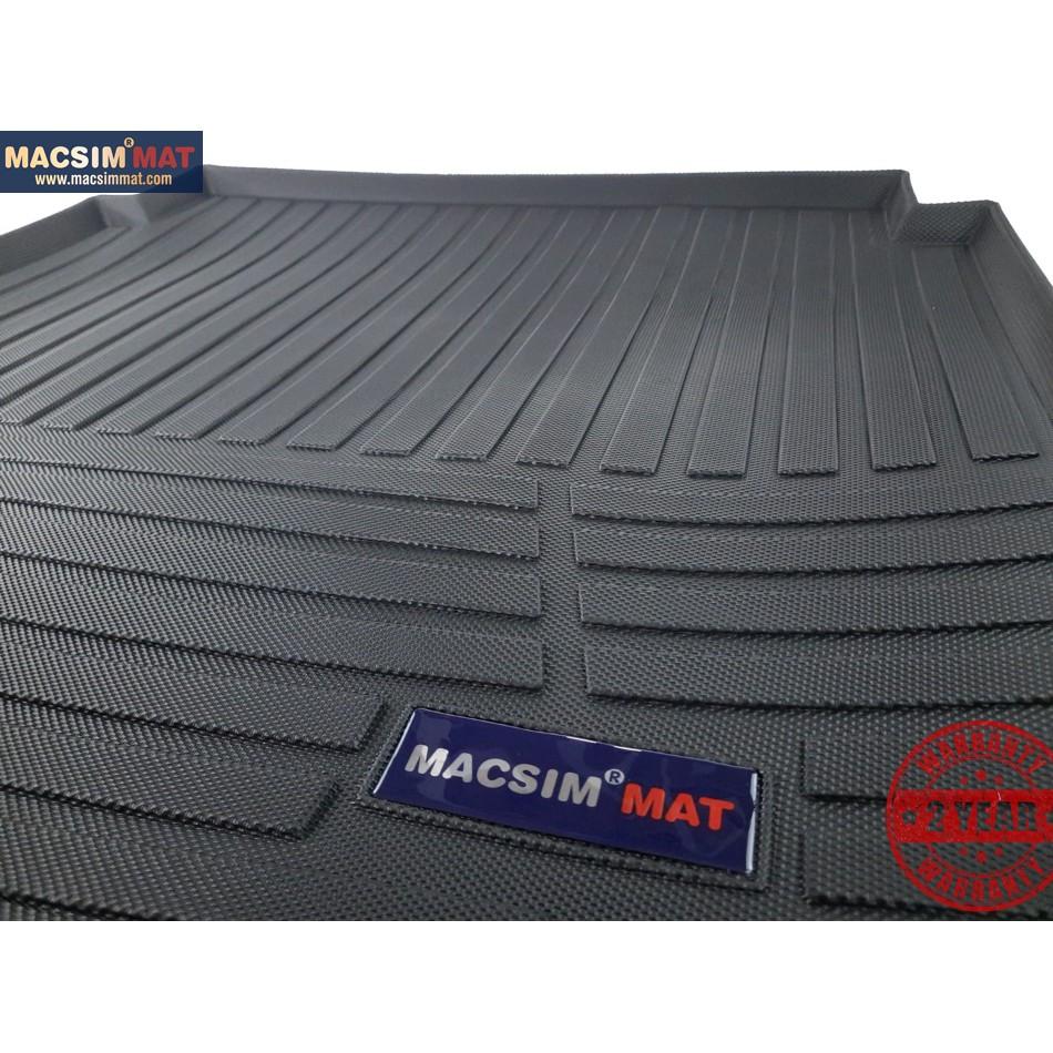 Thảm lót cốp xe ô tô Vinfast Lux SA 2018-đến nay nhãn hiệu Macsim chất liệu TPV cao cấp màu đen