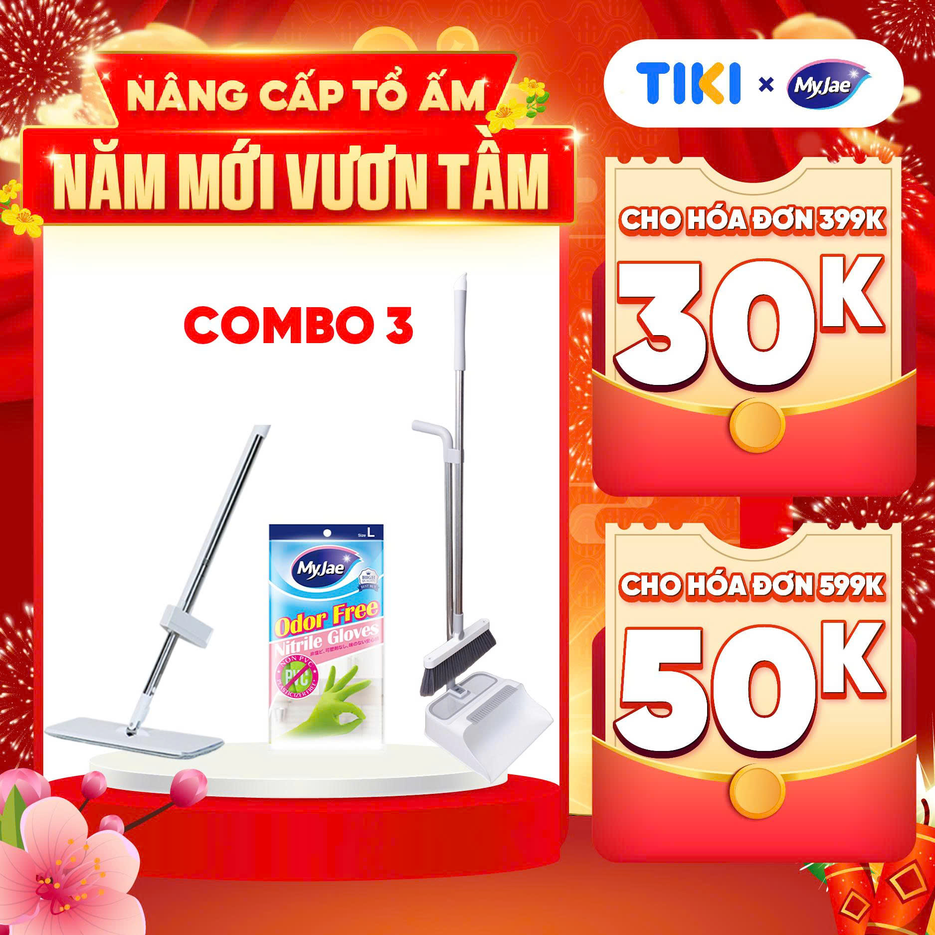 SỐ LƯỢNG CÓ HẠN - Bộ 3 món dụng cụ lau dọn gia đình tiện lơi, thông minh, tiết kiệm thời gian