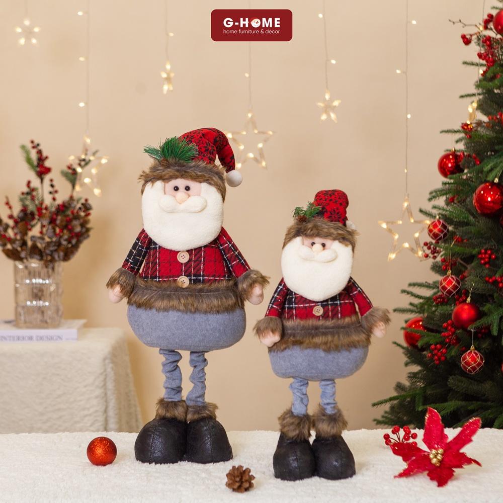 Thú bông ông già Noel, người tuyết, tuần lộc đỏ đáng yêu Ghome trang trí Noel quà tặng Giáng sinh cho bé THUB22 M2