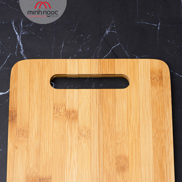 Thớt tre Chef Studio hình chữ nhật 34x24x1.5cm, MSP-CB22M. Cắt, thái rau củ, dùng decor món ăn, bày trí