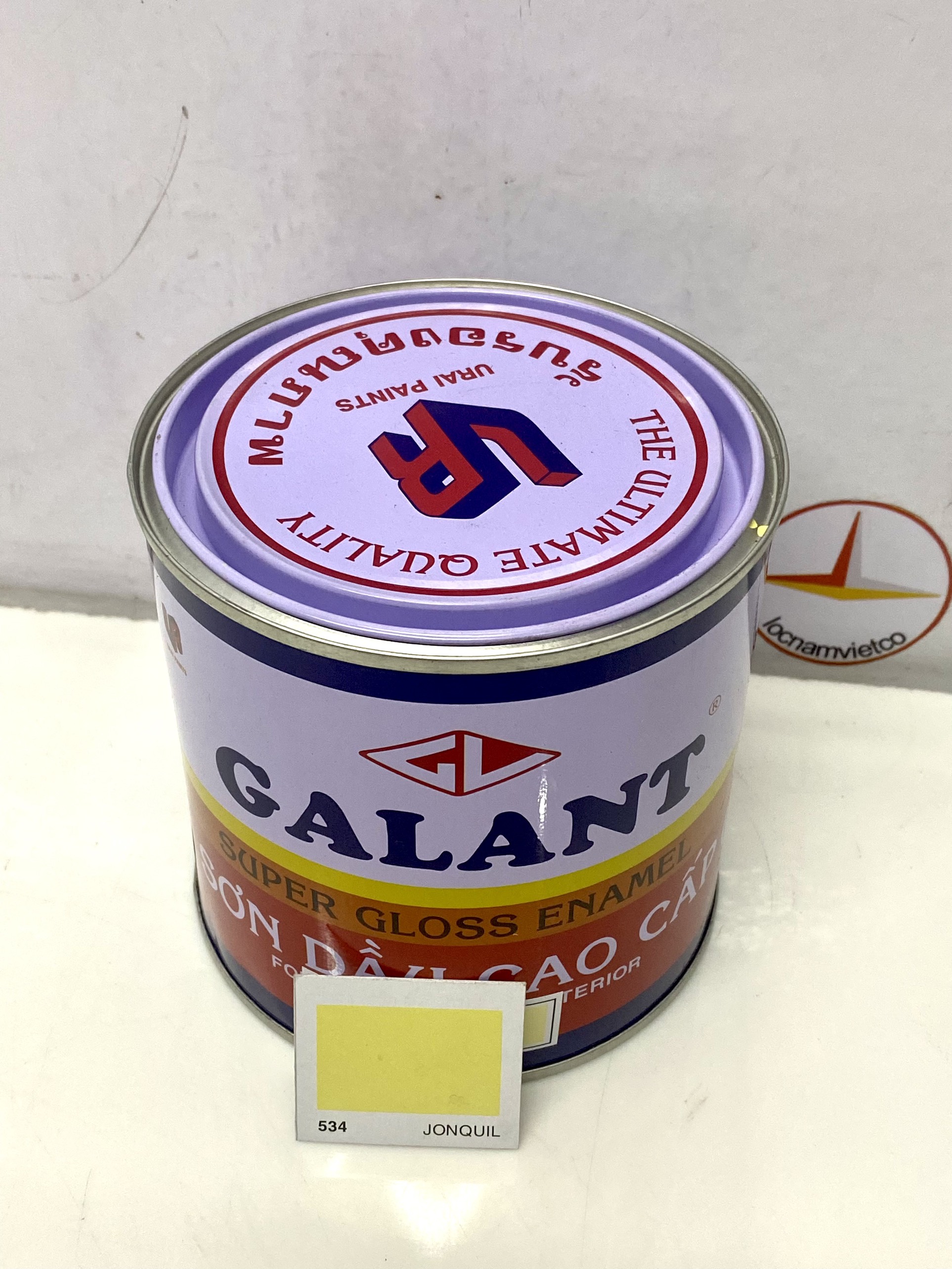Sơn dầu Galant màu vàng Jonquil 534 _ 0.8L
