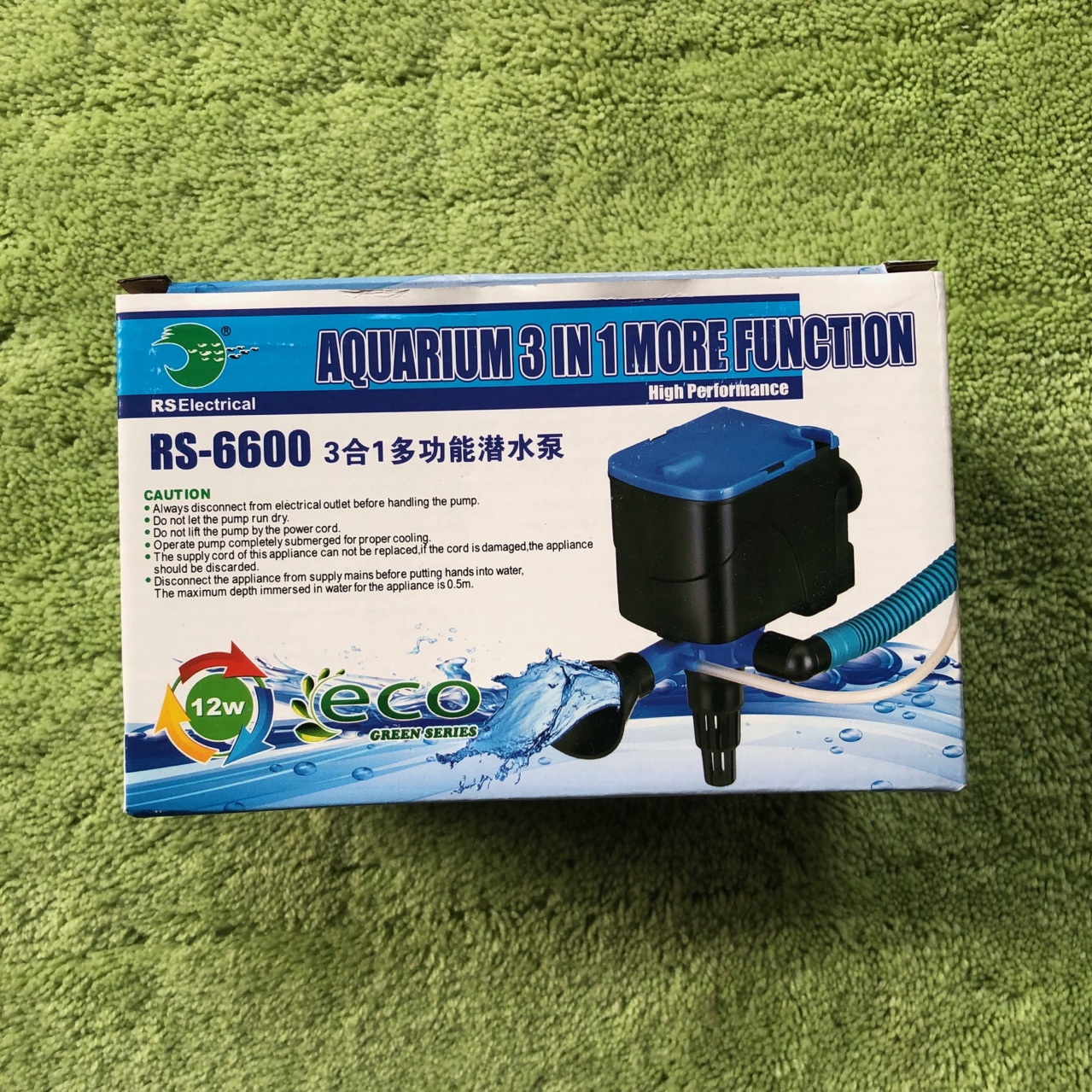 Máy bơm nước bể cá RS-6600, đầu máy bơm, máy lọc