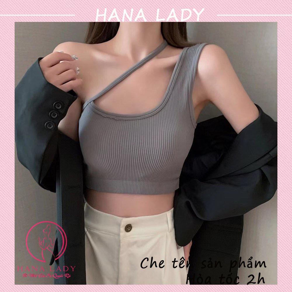 Croptop dây chéo kèm mút ngực - Áo bra tập gym sexy gợi cảm BL034