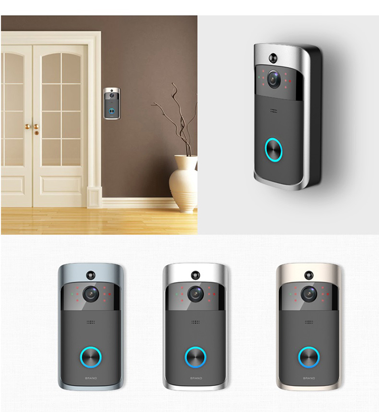 Chuông Cửa Thông Minh Không Dây WIFi Cao Cấp Doorbell 720P AZONE