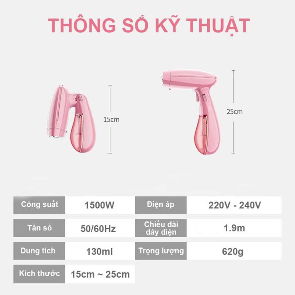 Bàn Là Hơi Nước Cầm Tay SEKA SK545 Công Suất 1500W - Hàng Chính Hãng