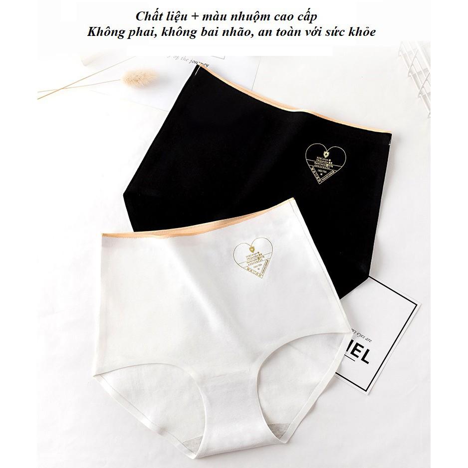 Quần Lót Cotton Cạp Cao Không Đường May Kháng Khuẩn Chống Viêm Nhiễm CT03