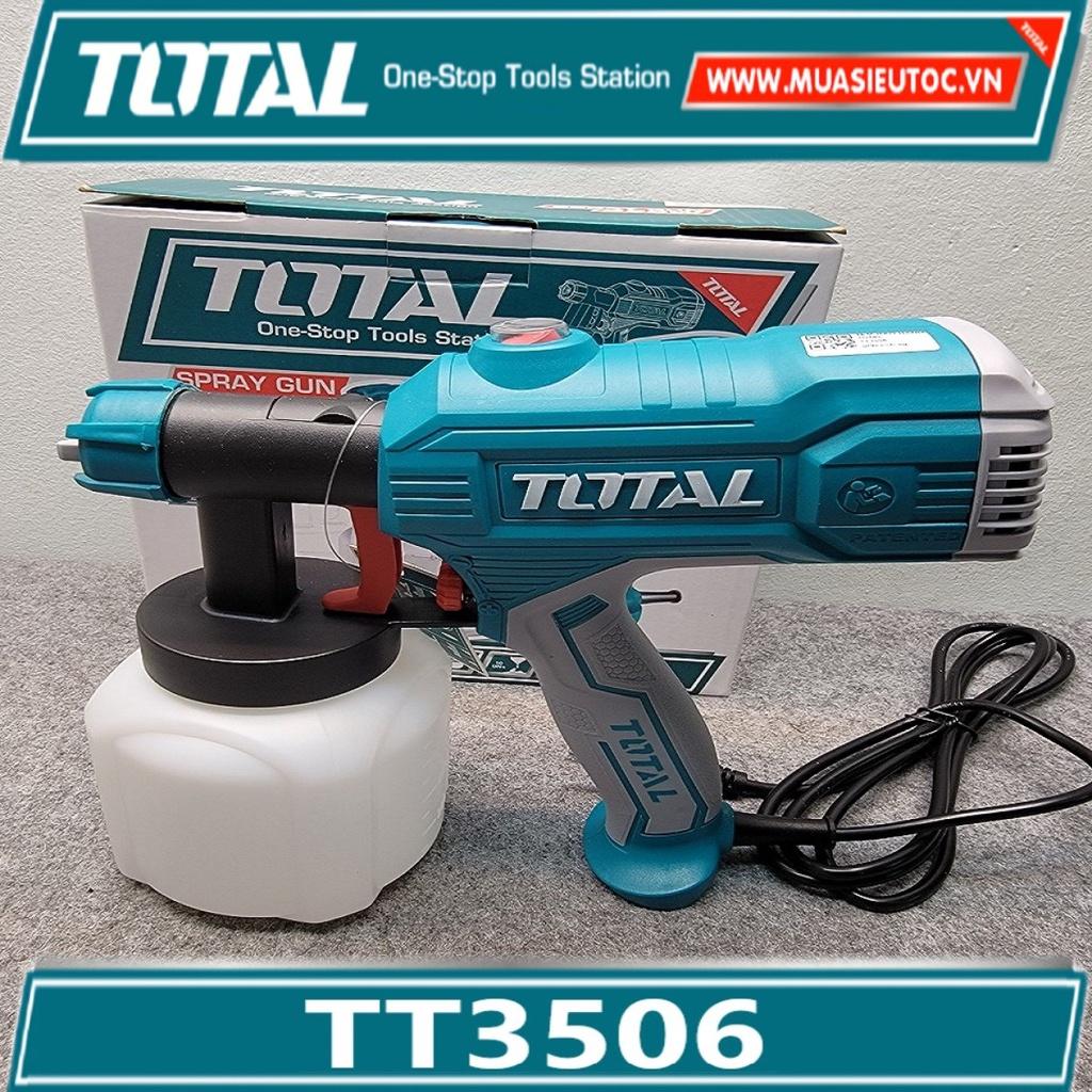 Máy phun sơn dùng điện 450W Total tặng kèm thêm 1 đầu béc 1.5 hoặc 1.8