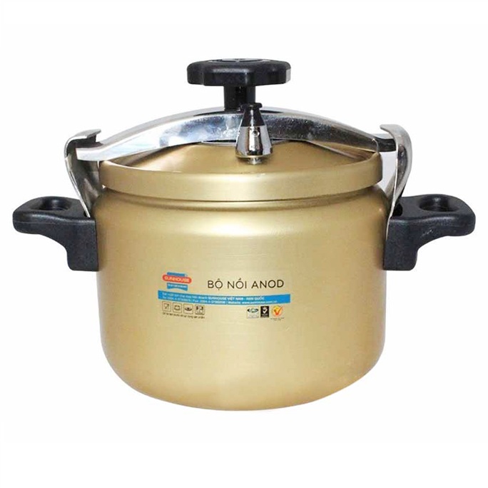 Nồi Áp Suất Anod Sunhouse SHA860 (6L) Màu Ngẫu Nhiên - Hàng chính hãng