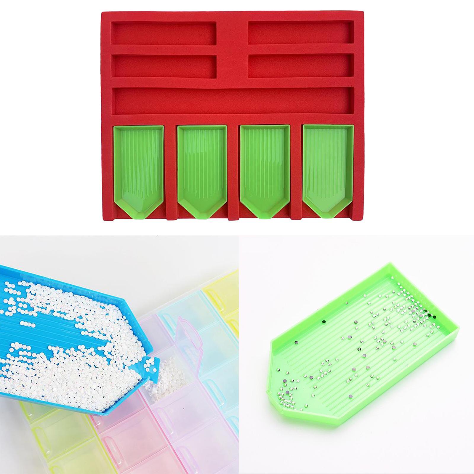 Diamond Painting Tray Organizer Holder DIY Diamond Painting Kits Drill Pens Tools Accessories for DIY Arts Crafts