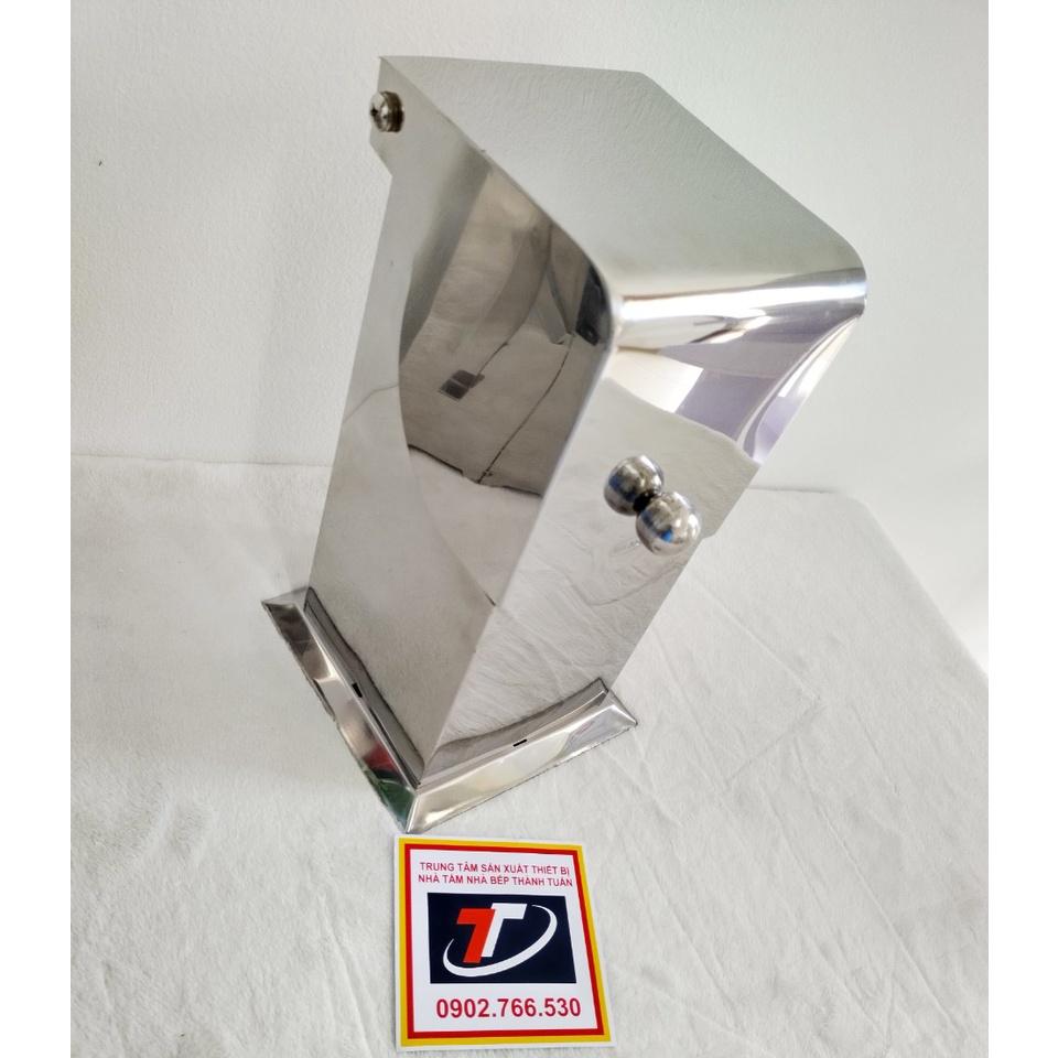 Ống Đũa Muống Để Bàn Có Nắp Đậy Inox SUS 304, TT-051