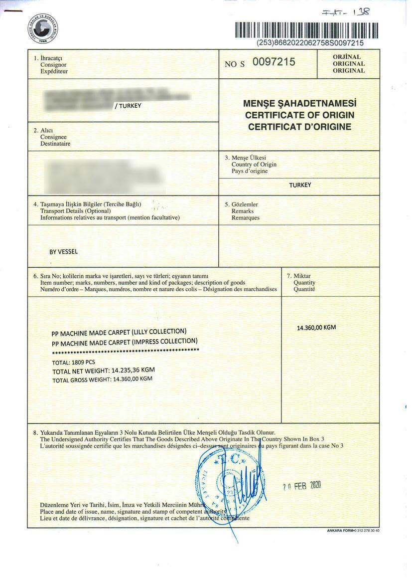 Thảm Sợi Ngắn l0007
