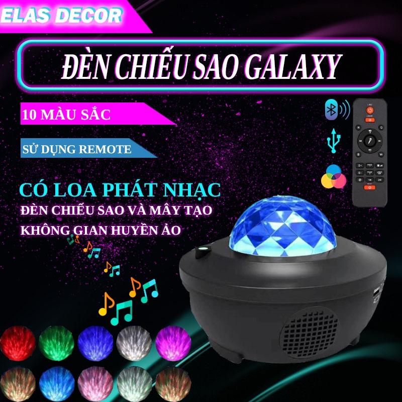 Đèn Led Chiếu Sao Galaxy Mây Thiên Hà - LED Starry Sky Night Light Bluetooth Có Thể Phát Nhạc