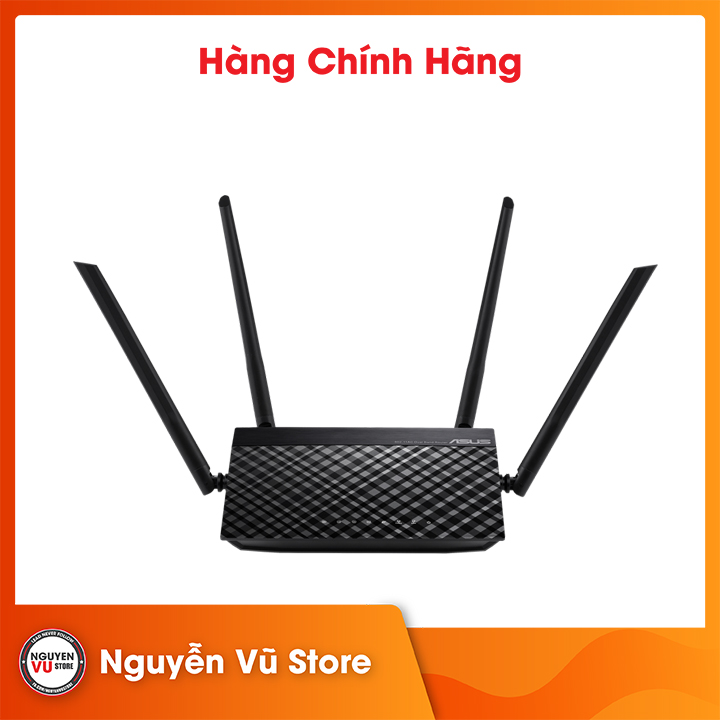 Router Wifi Băng Tần Kép Asus RT-AC750L Chuẩn AC Wi-Fi 256QAM - Hàng Chính Hãng