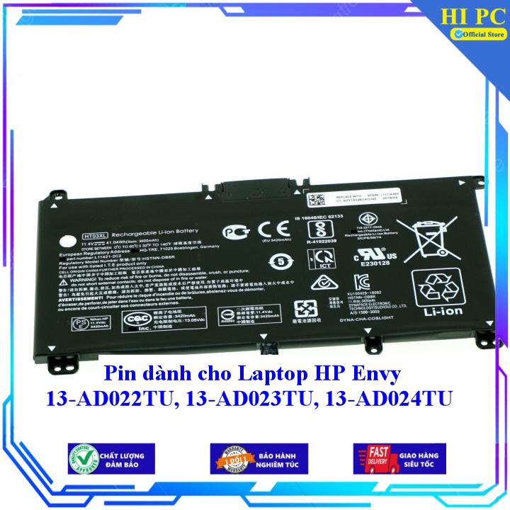 Pin dành cho Laptop HP Envy 13-AD022TU 13-AD023TU 13-AD024TU - Hàng Nhập Khẩu