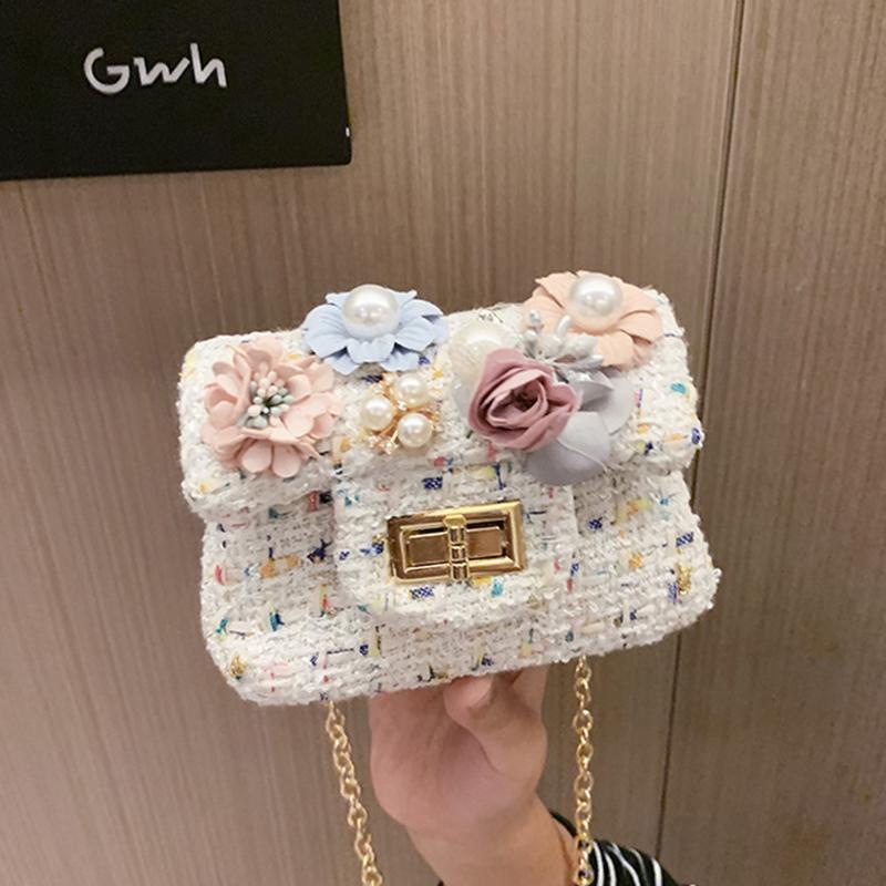 Túi Đeo Chéo Đính Hoa Xinh Xắn Dành Cho Bé Gái