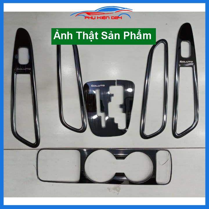 Ốp nội thất Soluto 2019-2020-2021 vân Titan bảo vệ chống xước và làm đẹp xe