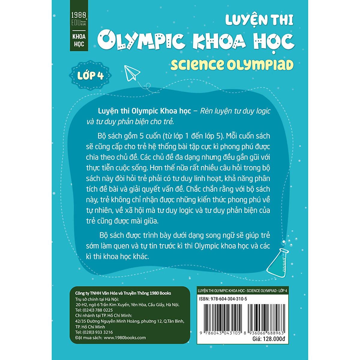 Hình ảnh Luyện Thi Olympic Khoa Học-Science Olympiad 4 - Bản Quyền